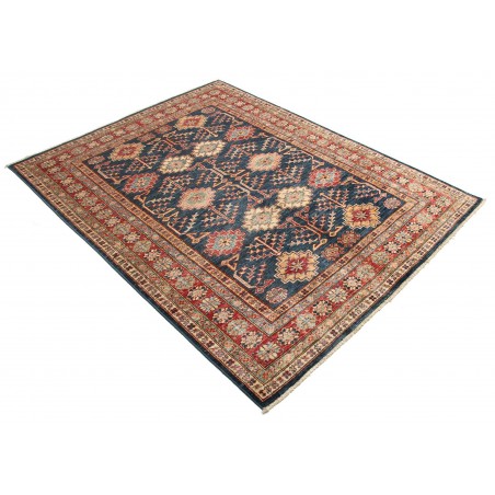 Tappeto Kazak Fine Pakistan marrone grigio 153x198