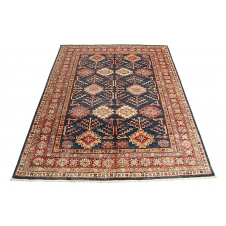 Tappeto Kazak Fine Pakistan marrone grigio 153x198