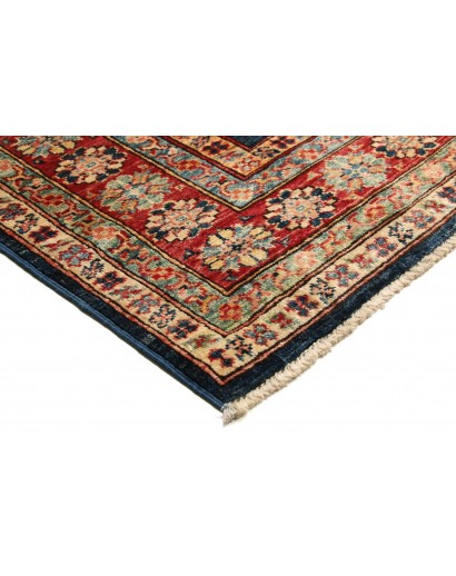 Tappeto Kazak Fine Pakistan marrone grigio 153x198