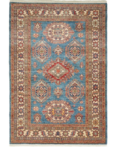 Tappeto Kazak Fine Pakistan bianco marrone 118x171