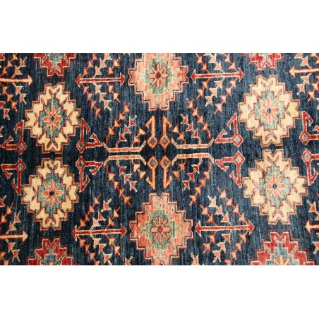 Tappeto Kazak Fine Pakistan marrone grigio 153x198