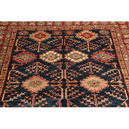 Tappeto Kazak Fine Pakistan marrone grigio 153x198