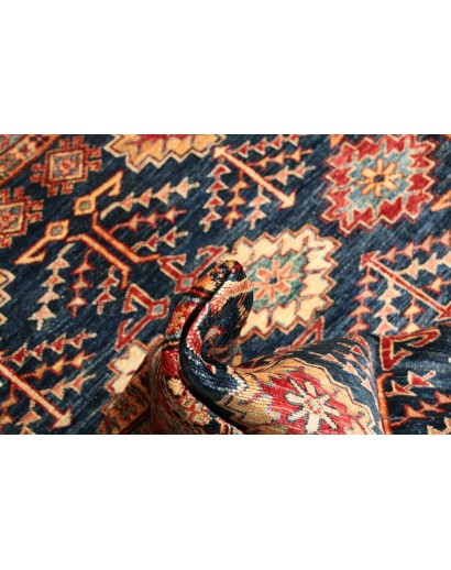 Tappeto Kazak Fine Pakistan marrone grigio 153x198