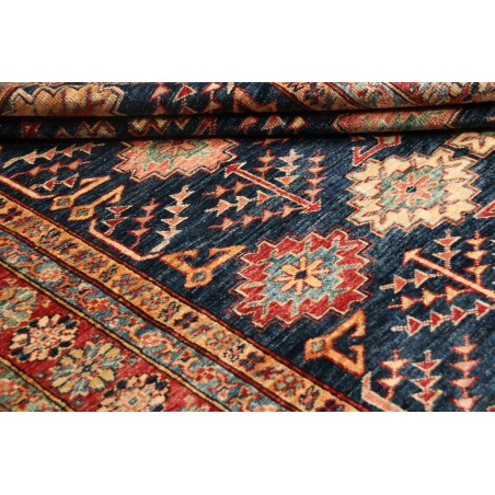 Tappeto Kazak Fine Pakistan marrone grigio 153x198