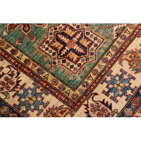 Tappeto Kazak Fine Pakistan marrone grigio 207x306