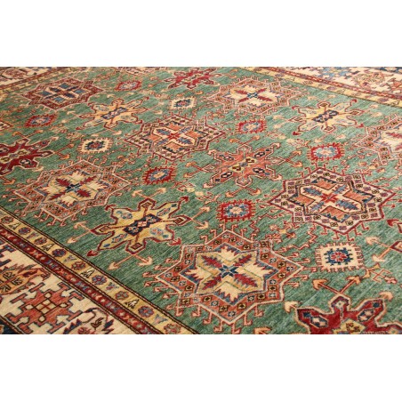 Tappeto Kazak Fine Pakistan marrone grigio 207x306