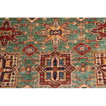 Tappeto Kazak Fine Pakistan marrone grigio 207x306