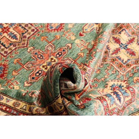 Tappeto Kazak Fine Pakistan marrone grigio 207x306