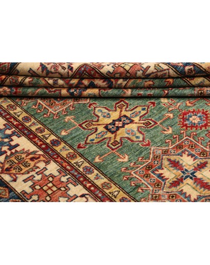 Tappeto Kazak Fine Pakistan marrone grigio 207x306