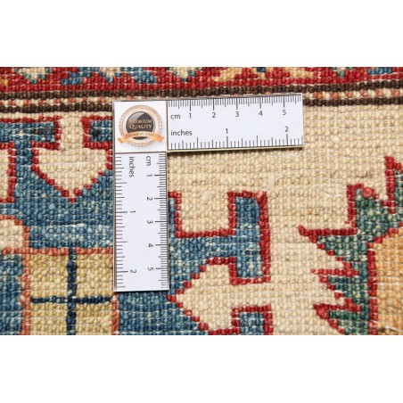 Tappeto Kazak Fine Pakistan marrone grigio 207x306