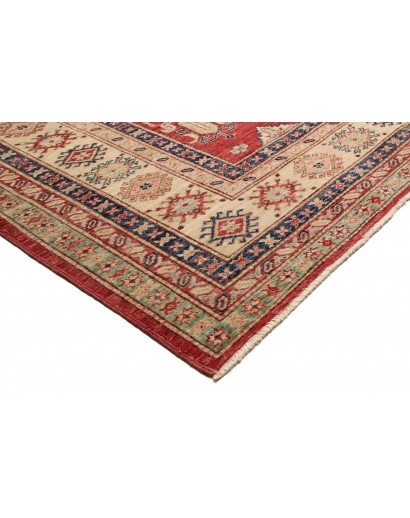 Tappeto Kazak Fine Pakistan marrone grigio 202x290