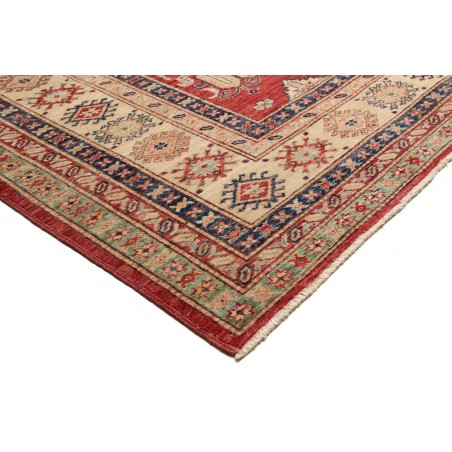 Tappeto Kazak Fine Pakistan marrone grigio 202x290