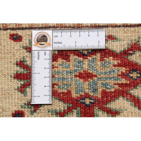 Tappeto Kazak Fine Pakistan marrone grigio 202x290