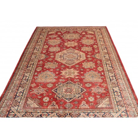 Tappeto Kazak Fine Pakistan rosso giallo 187x265