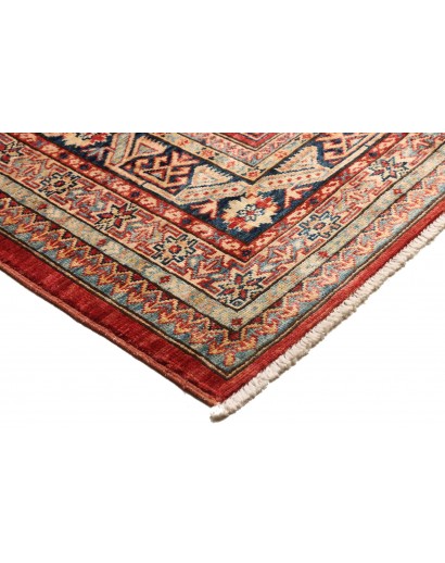 Tappeto Kazak Fine Pakistan rosso giallo 187x265