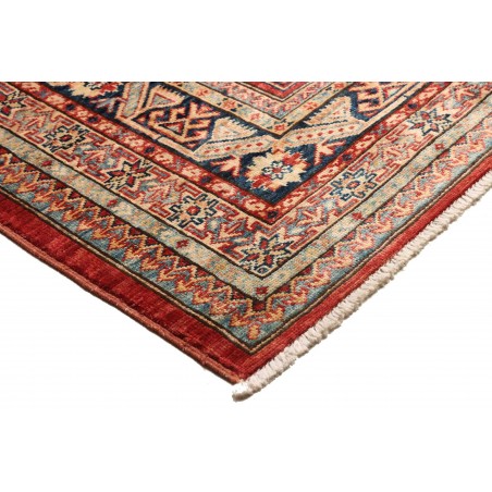 Tappeto Kazak Fine Pakistan rosso giallo 187x265