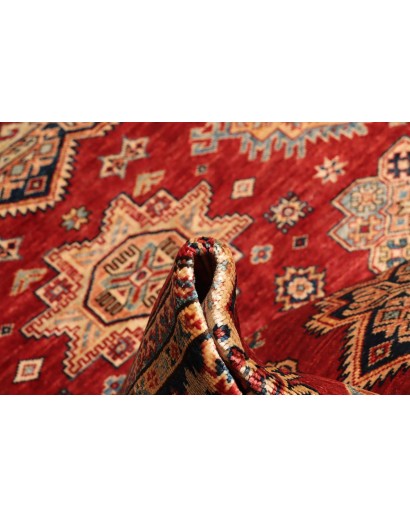 Tappeto Kazak Fine Pakistan rosso giallo 187x265