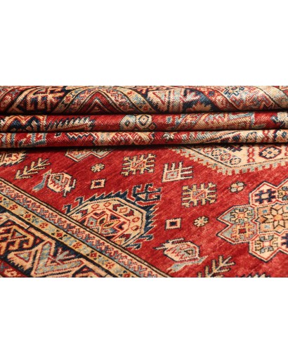 Tappeto Kazak Fine Pakistan rosso giallo 187x265