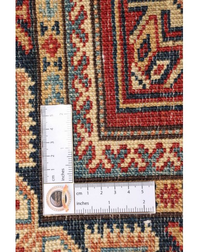 Tappeto Kazak Fine Pakistan rosso giallo 187x265