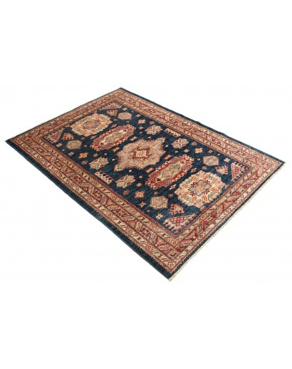 Tappeto Kazak Fine Pakistan marrone grigio 124x175