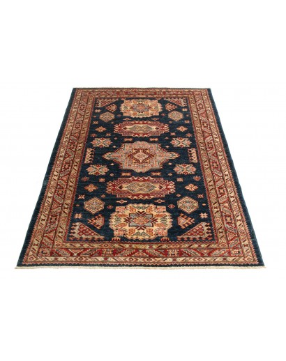 Tappeto Kazak Fine Pakistan marrone grigio 124x175