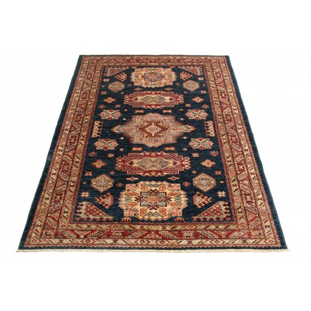 Tappeto Kazak Fine Pakistan marrone grigio 124x175