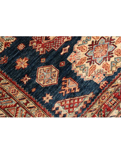 Tappeto Kazak Fine Pakistan marrone grigio 124x175