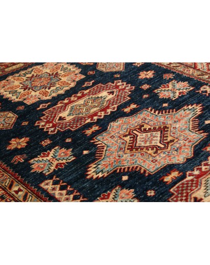 Tappeto Kazak Fine Pakistan marrone grigio 124x175