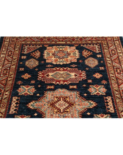 Tappeto Kazak Fine Pakistan marrone grigio 124x175