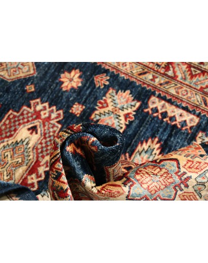 Tappeto Kazak Fine Pakistan marrone grigio 124x175