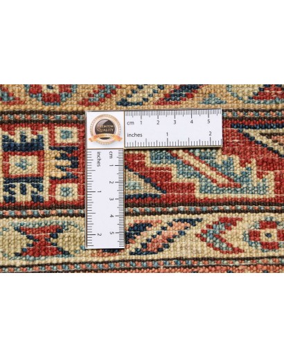 Tappeto Kazak Fine Pakistan marrone grigio 124x175