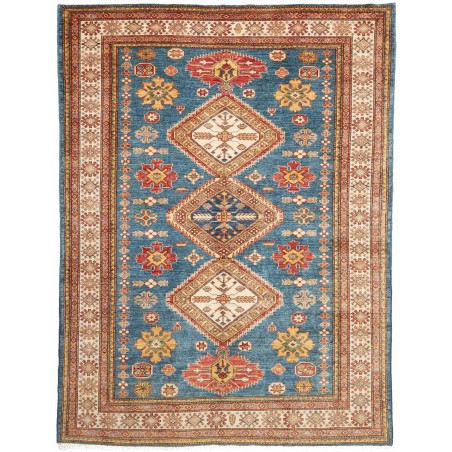 Tappeto Kazak Fine Pakistan bianco giallo 175x226