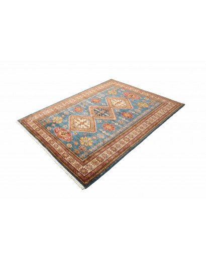Tappeto Kazak Fine Pakistan bianco giallo 175x226