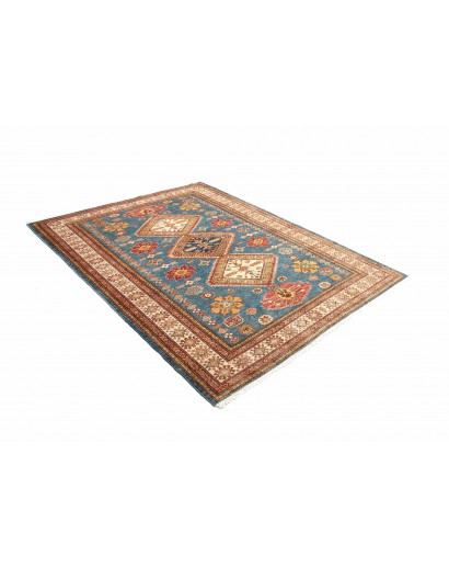 Tappeto Kazak Fine Pakistan bianco giallo 175x226