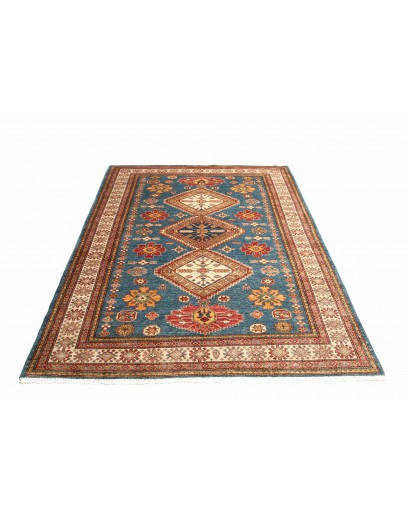 Tappeto Kazak Fine Pakistan bianco giallo 175x226