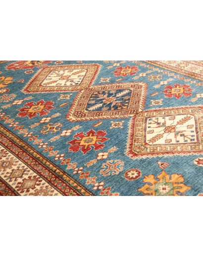 Tappeto Kazak Fine Pakistan bianco giallo 175x226