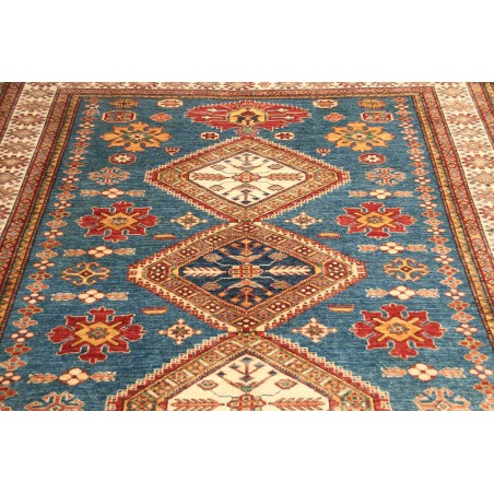 Tappeto Kazak Fine Pakistan bianco giallo 175x226