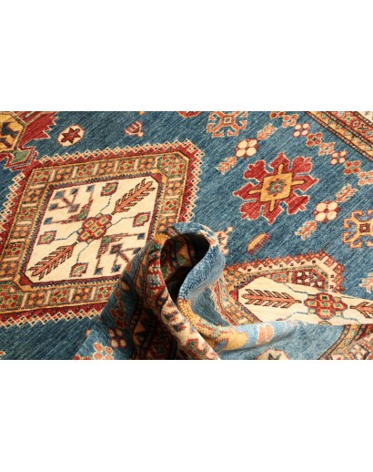 Tappeto Kazak Fine Pakistan bianco giallo 175x226