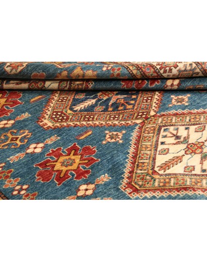 Tappeto Kazak Fine Pakistan bianco giallo 175x226