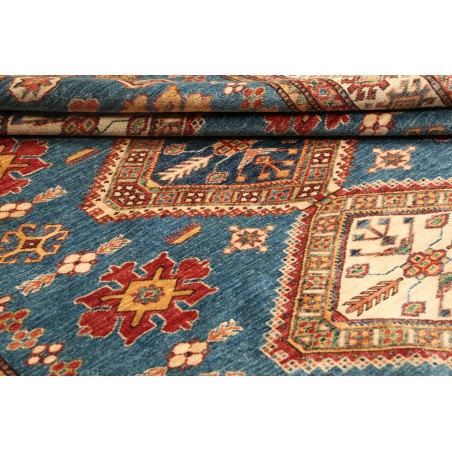 Tappeto Kazak Fine Pakistan bianco giallo 175x226