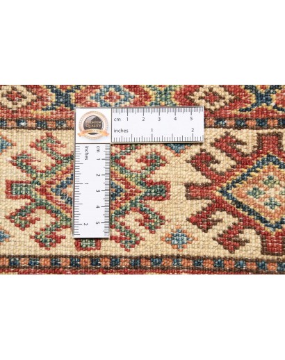 Tappeto Kazak Fine Pakistan bianco giallo 175x226