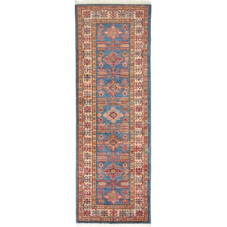 Tappeto Kazak Fine Pakistan marrone grigio 56x181