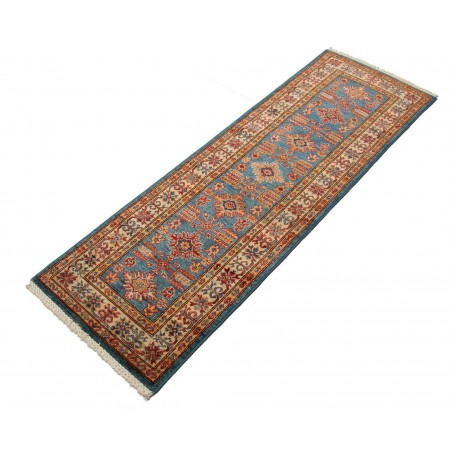 Tappeto Kazak Fine Pakistan marrone grigio 56x181