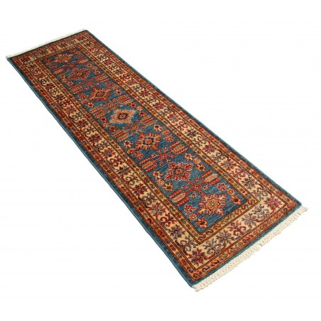 Tappeto Kazak Fine Pakistan marrone grigio 56x181