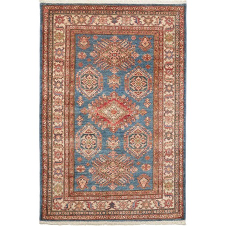 Tappeto Kazak Fine Pakistan bianco rosso 118x178