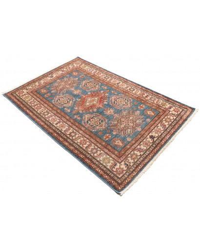 Tappeto Kazak Fine Pakistan bianco rosso 118x178