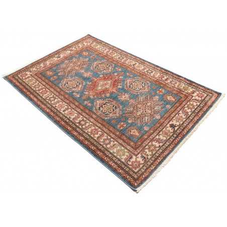 Tappeto Kazak Fine Pakistan bianco rosso 118x178