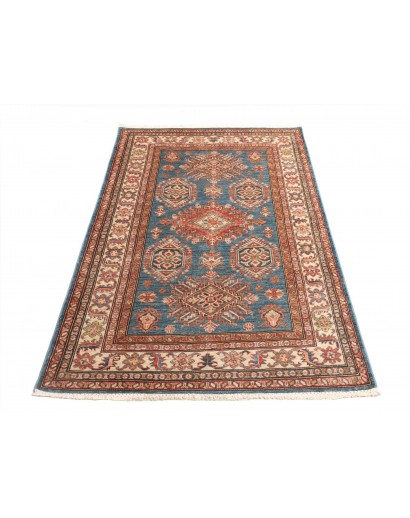 Tappeto Kazak Fine Pakistan bianco rosso 118x178