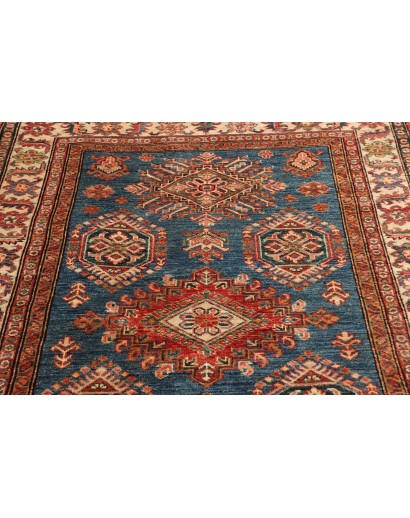 Tappeto Kazak Fine Pakistan bianco rosso 118x178