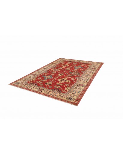 Tappeto Kazak Fine Pakistan marrone giallo 209x298